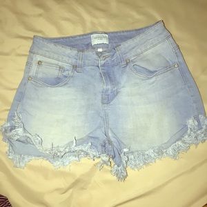 High-Waisted Jean Shorts